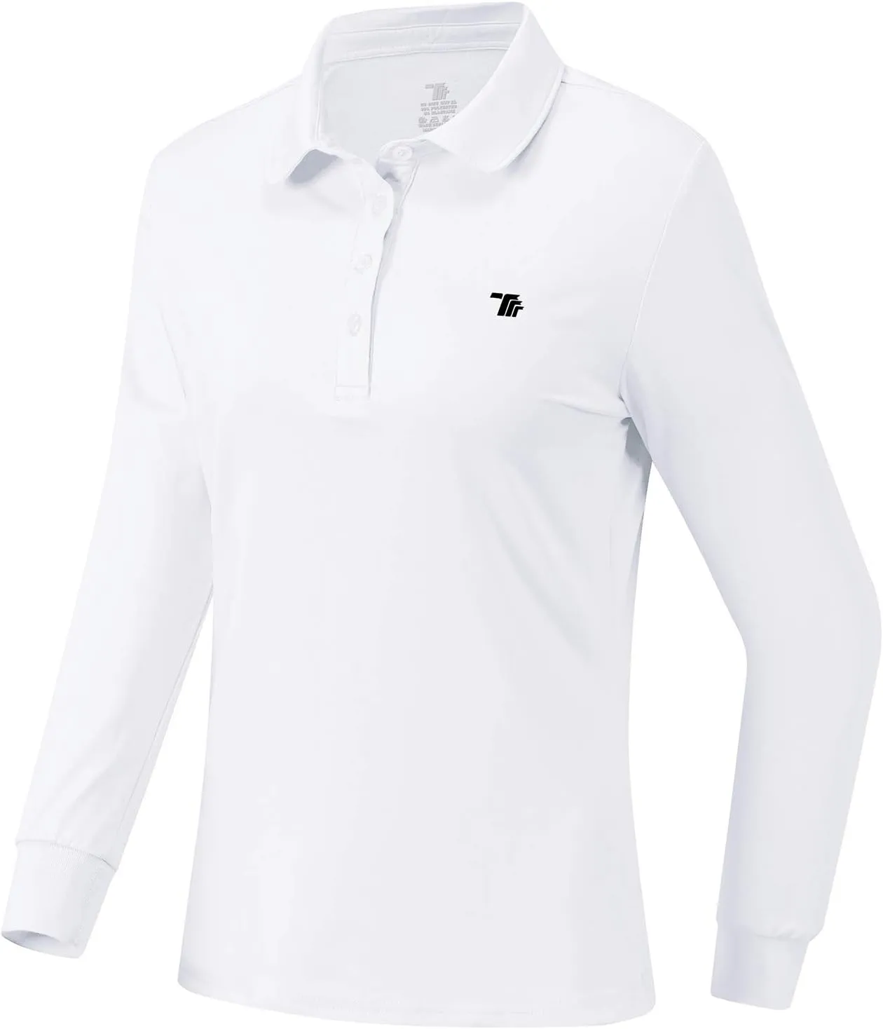 AIRIKE Golf Polo Shirts for Women Long Sleeve Colourful Quick-Dry Workwear & Activewear-Womens Athletic Apparel