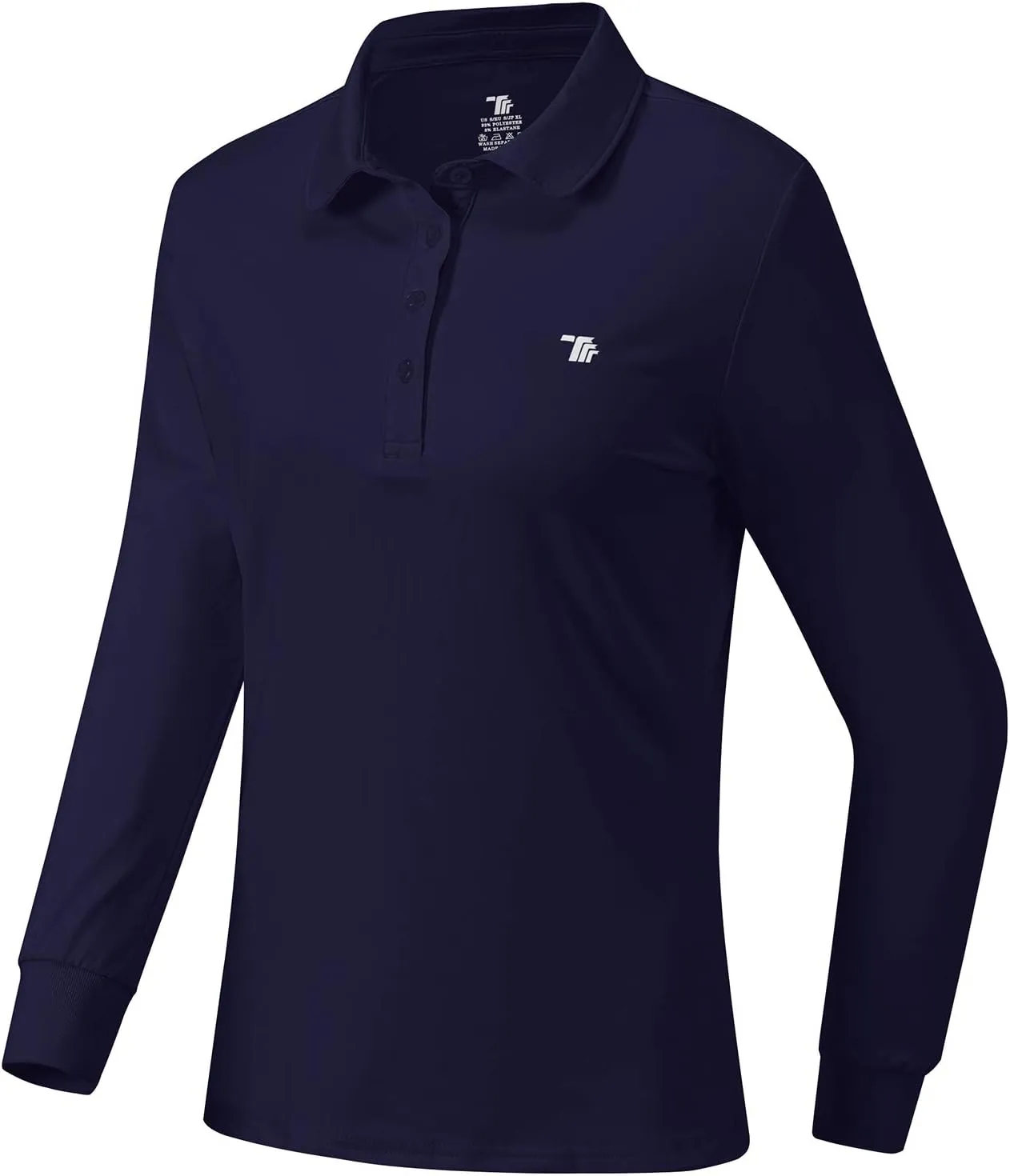 AIRIKE Golf Polo Shirts for Women Long Sleeve Colourful Quick-Dry Workwear & Activewear-Womens Athletic Apparel
