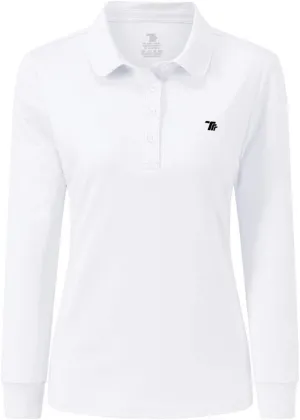 AIRIKE Golf Polo Shirts for Women Long Sleeve Colourful Quick-Dry Workwear & Activewear-Womens Athletic Apparel