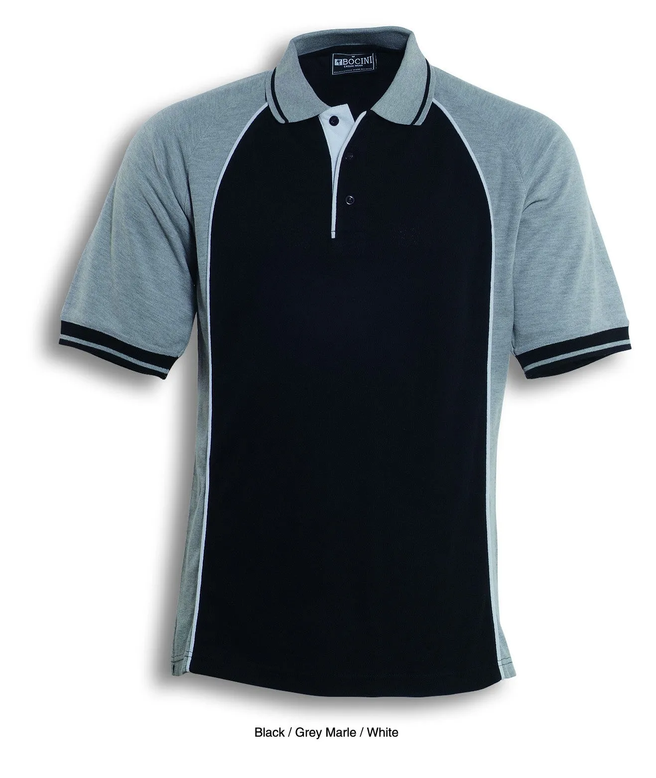 Bocini Men's Panel Polo-(CP0434)