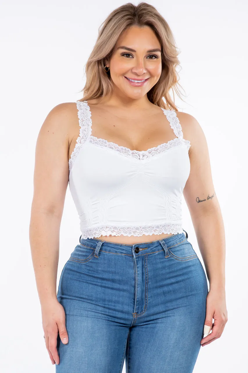 C2478XL Plus Size M.RENA BRALETTE with LACE
