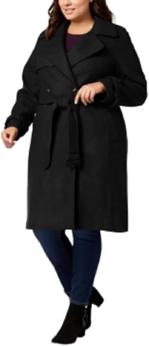 DKNY Women's Belted Trench Coat