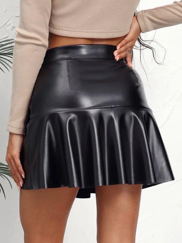 Gracie Sexy High Waist Ruffle Skirt