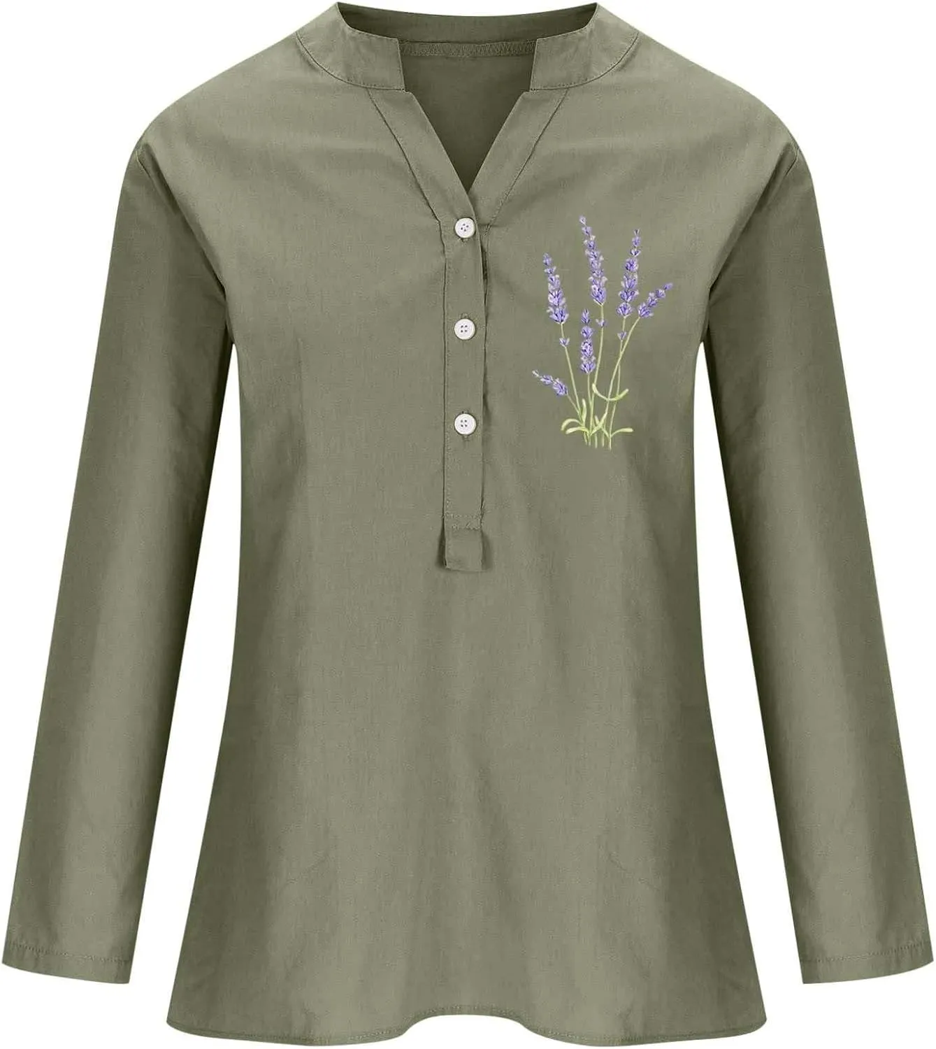 Linen Button Down Shirt Women with Gradient Letter Printed Pockets and Hooded Casual Collared Blouses Loose Fit