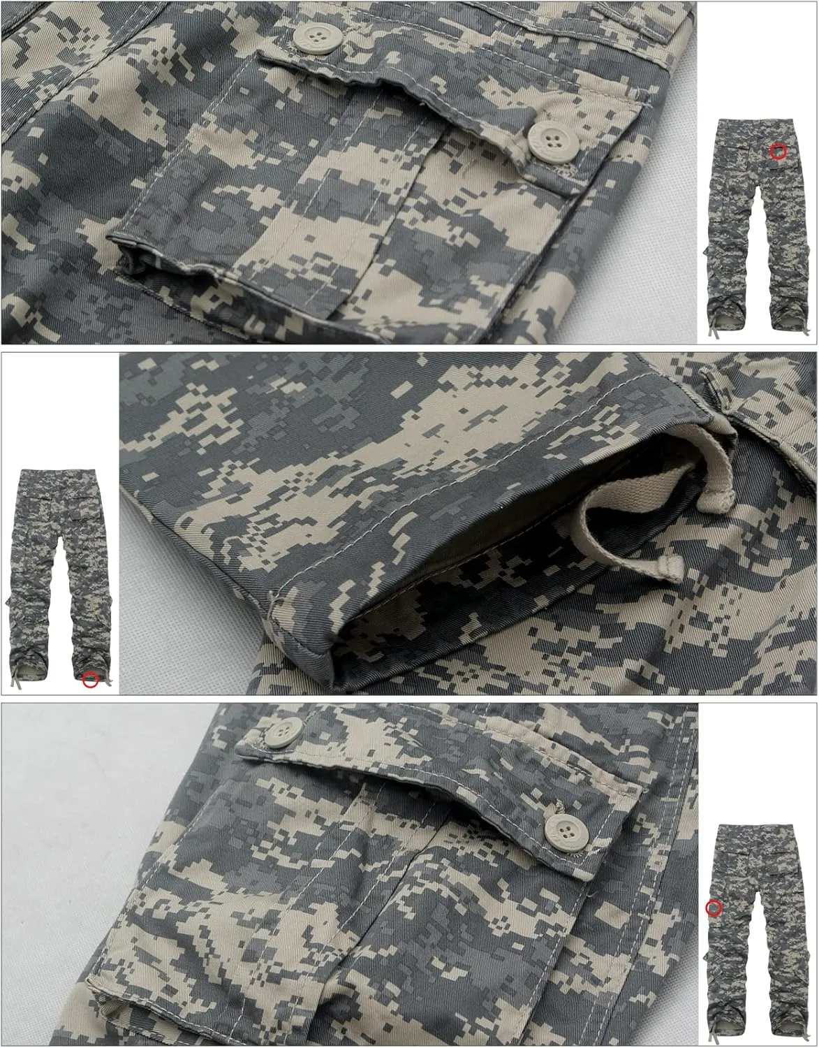 Match Men's Wild Camouflage Cargo Pants