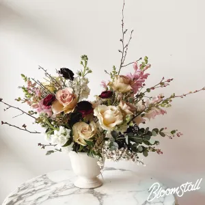 Seasonal Tribute Sympathy  Urn - Funeral Flower Arrangement - $150 to $300