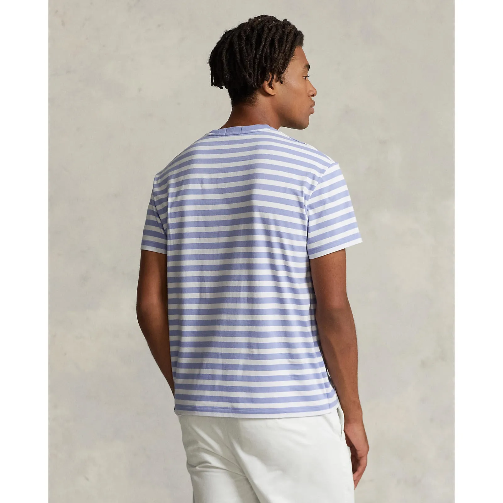 Short Sleeve T-Shirt - Lafayette Blue/White