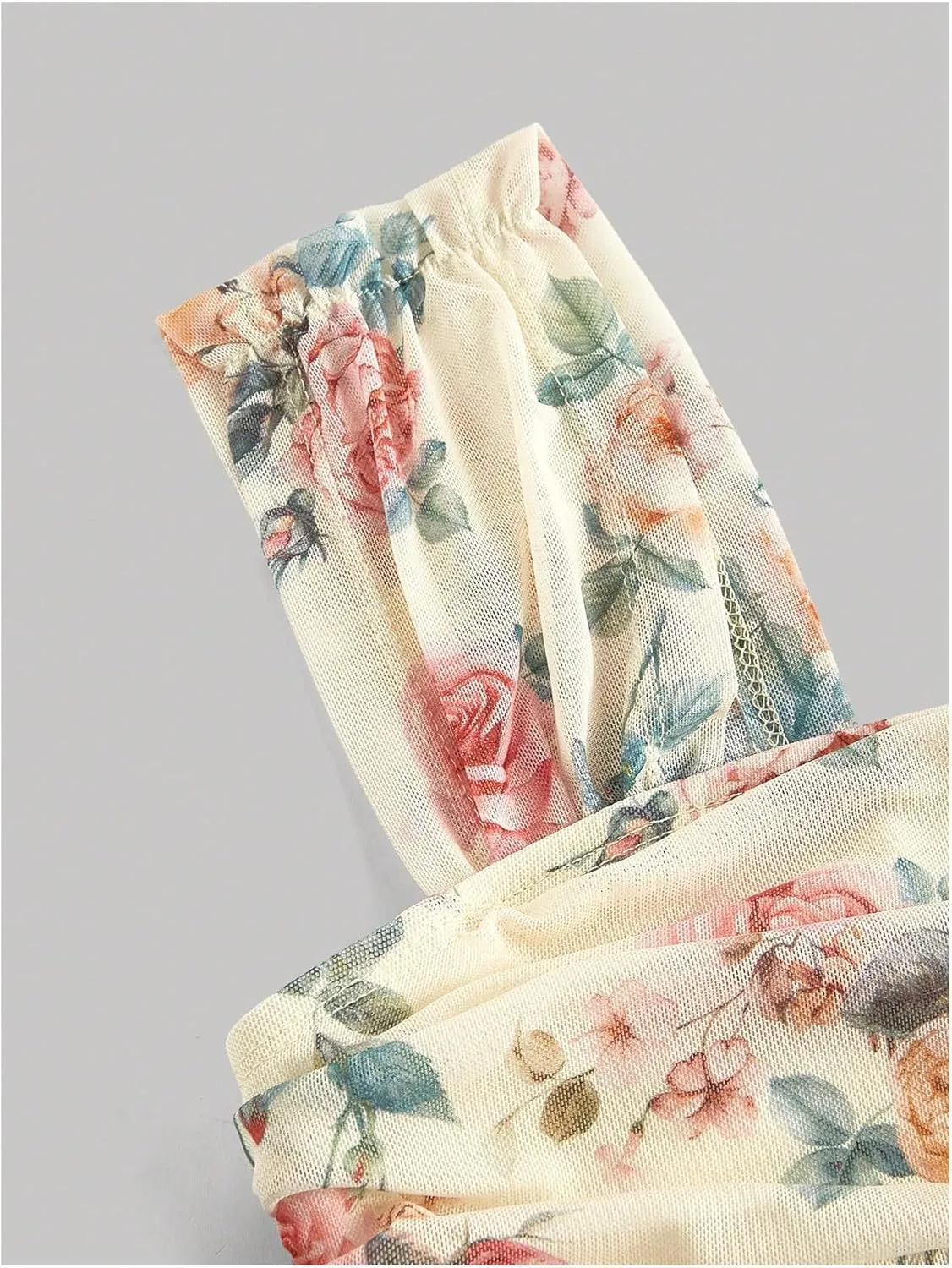 SOLY HUX Women's Floral Print Tank Tops Square Neck Sleeveless Going Out Tops Double Lined Summer Crop Tank Tops