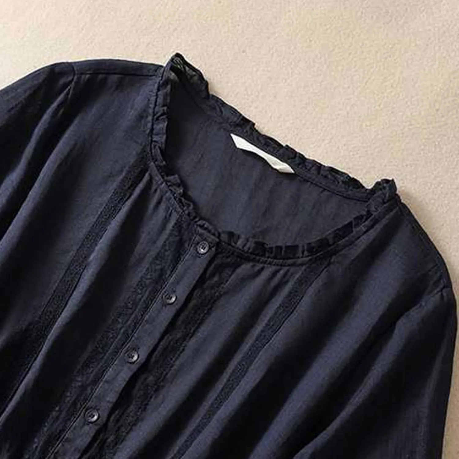 Summer Cotton Linen Dresses for Women Short Sleeve Button Down Tunic Dresses Dressy Casual Flowy Lounge Maxi Dress