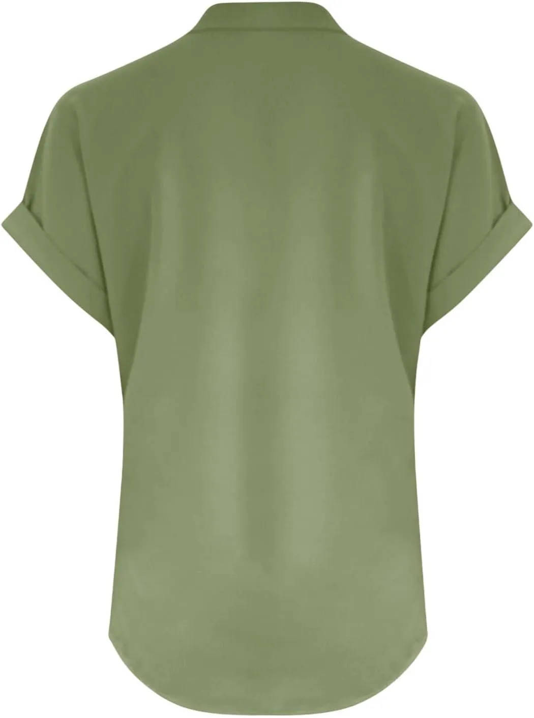Summer Tops for Women 2025 Trendy Short Sleeve Shirts Casual V Neck Tunic Blouses Beach Vacation Outfits Clothes