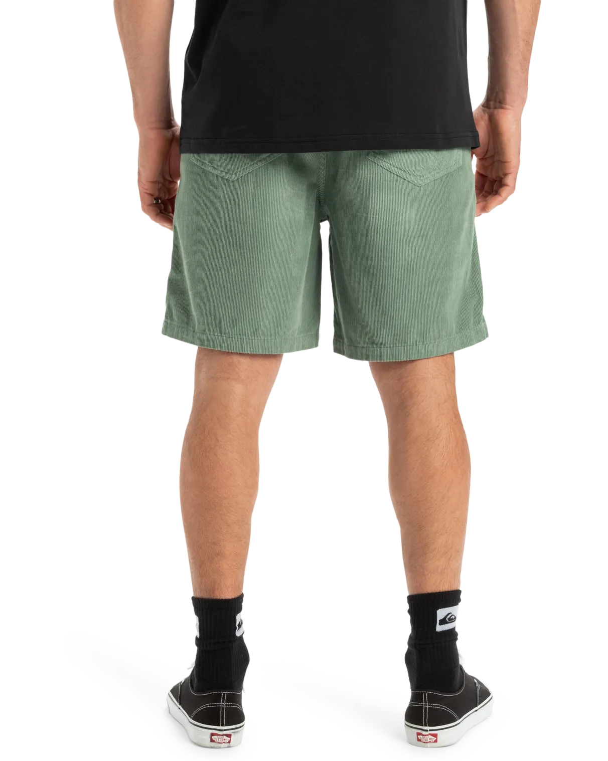 Taxer Cord Walkshorts in Chinois Green