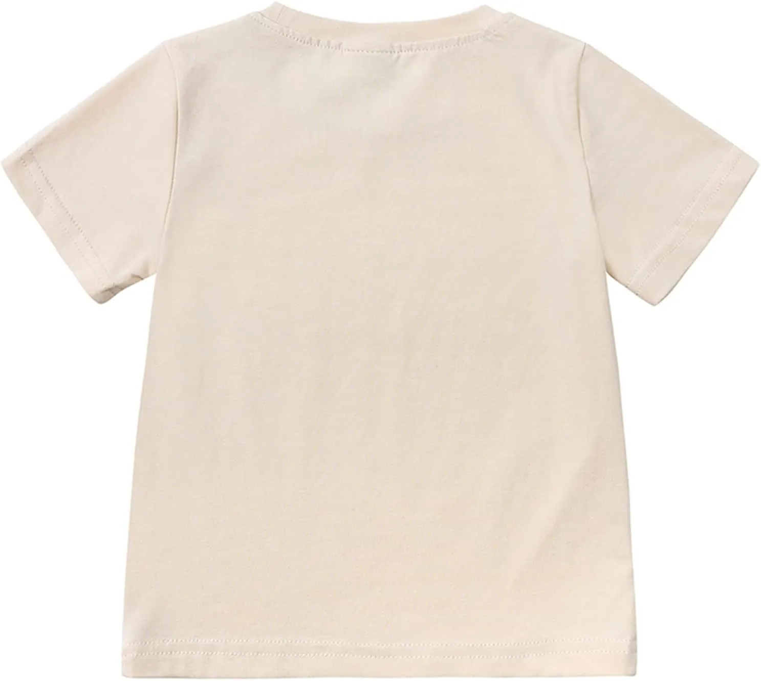 Unisex Kids Baby Boys Short Sleeve Crewneck T-Shirts Top Toddler Value Pack Organic Cotton Solid Summer Tee